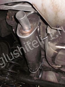 Замена глушителя Opel Meriva A